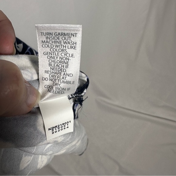 J. Jill Wearever Collection Maxi Navy Floral Sleeveless Maxi Dress NWT sz S - Picture 11 of 11